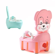 Мультяшная собака портативный горшок милый детский Писсуар для мальчиков горшок для девочек обучение сиденье для унитаза нескользящий Детский горшок сиденье для унитаза для детей