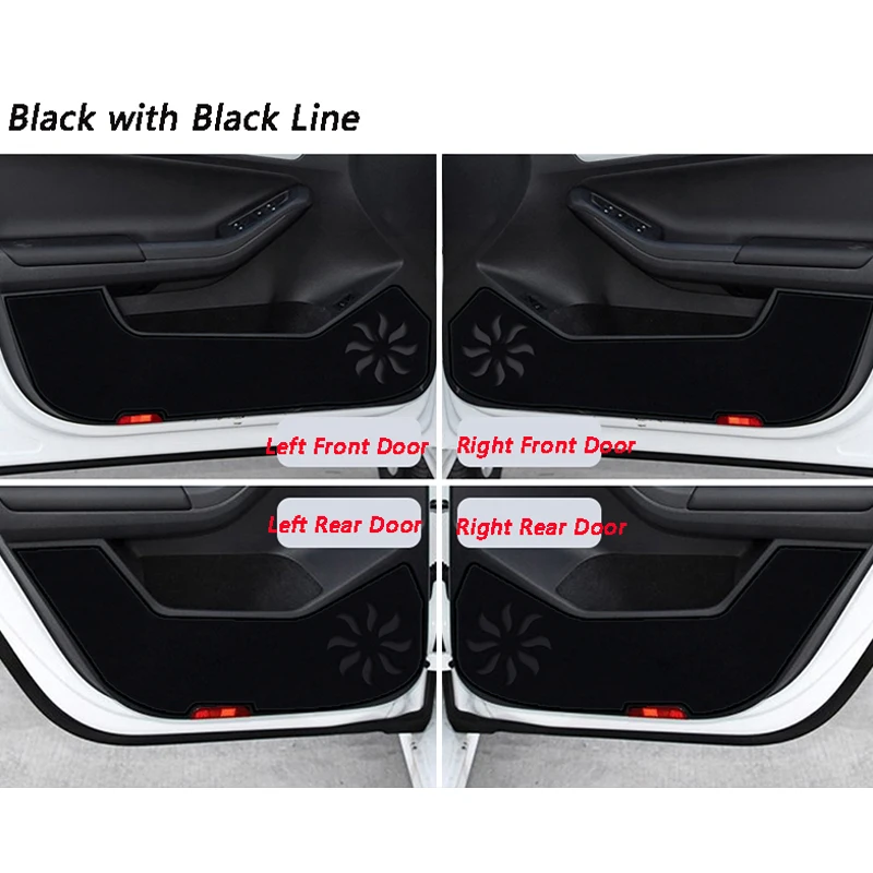 

Car Door Protector Pad Anti Kick Pad Anti-dirty Pad Mat Cover Sticker For Volkswagen VW Jetta MK7 2019