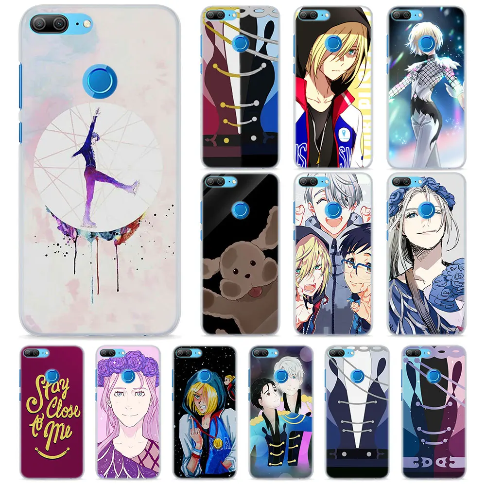 

anime yuri on ice victuri Phone Cases for Huawei Honor 8 9 10 Lite Hard PC Case Cover for Honor 4C 6C Pro 6x 7x 8x 7s Case