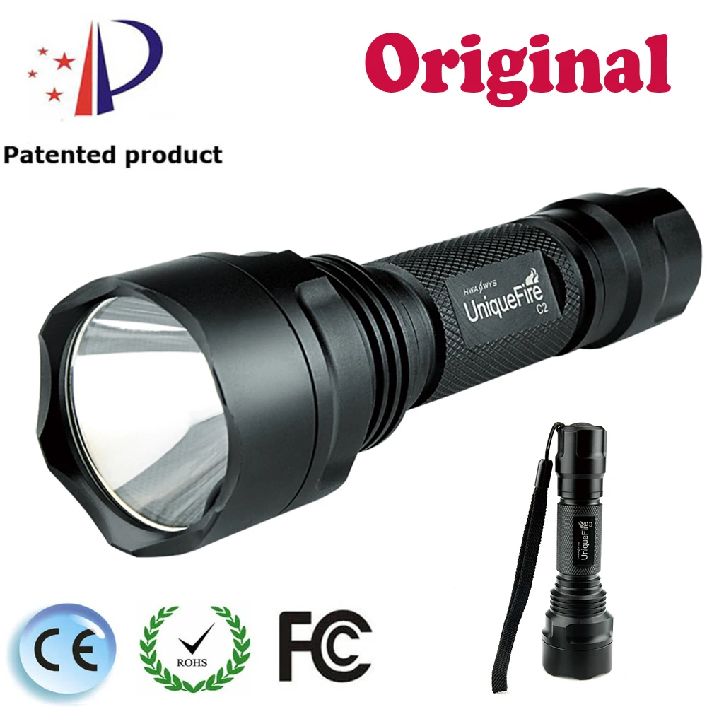 UniqueFire Super Bright UF C2 Flashlight High Power XML