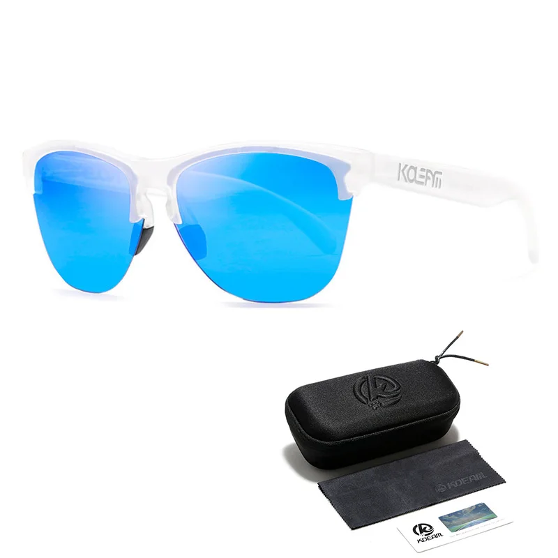 KDEAM Спортивные очки Для мужчин поляризационные Сверхлегкий TR90 кадр HD Drive солнцезащитные очки UV400 очки для Для мужчин очки Gafas мужской R8707 - Цвет линз: C4