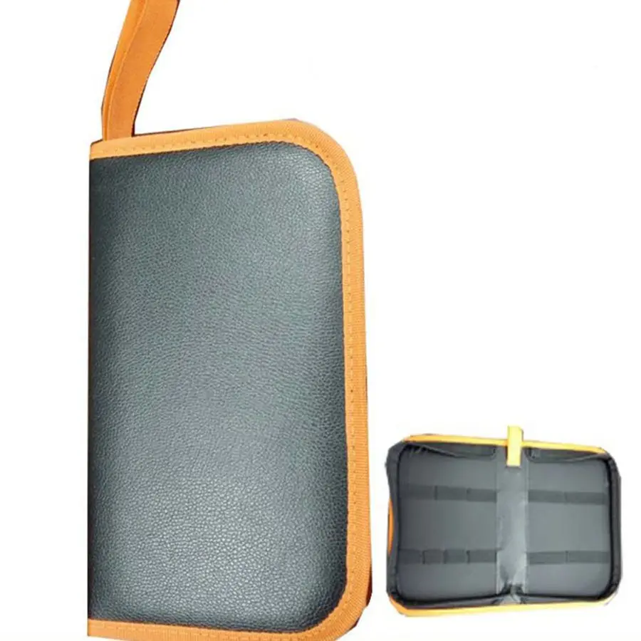 

PU Leather Zipper Pro Barber Tools Bag Multifunctional Car Power Hardware Repair Electrical Tool Kit Tool Bag