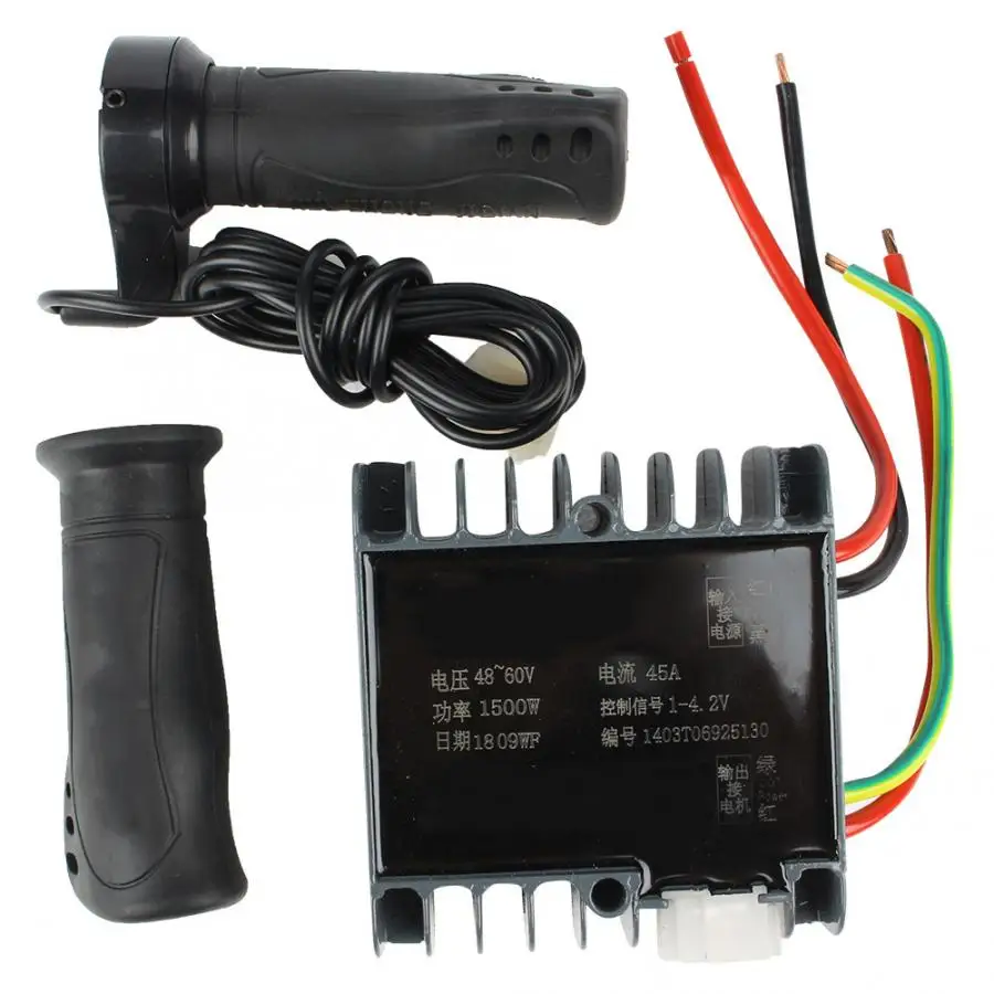 

48-60V 1500W Motor Brushed Controller Box for Electric Scooter Tricycle E-bike Motor Controller Replacement Accessories