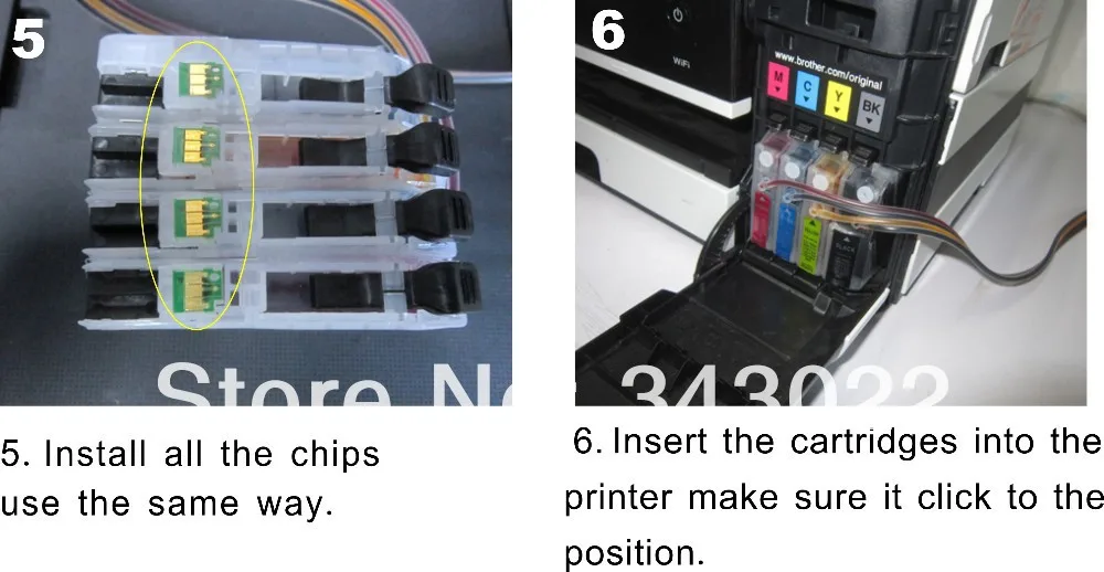 

CISS LC101 LC103 for BROTHER MFC-J470DW MFC-J4710DW MFC-J475DW MFC-J650DW MFC-J6520DW MFC-J6720DW J6920DW J870DW J875DW ARC chip