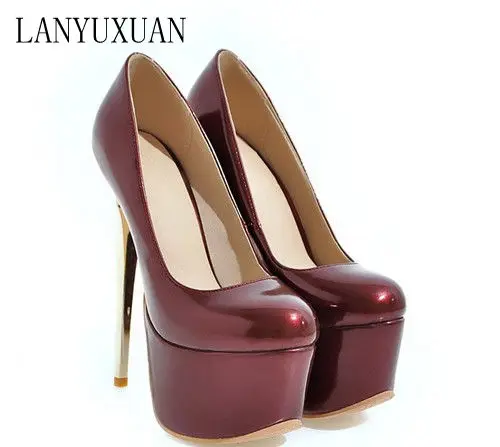 Женские туфли с круглым носком на высоком каблуке размеры 30 48|shoes party|ladies wedding