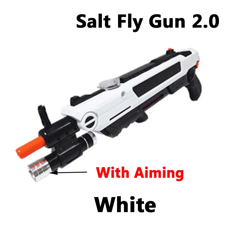 

2019 New 11 Styles Salt Fly Gun&Pepper Bullets Blaster Airsoft For Bug Blow Gun Mosquito Model Toy Salt Gun Camera BagStrap Bag