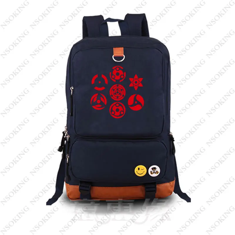 Наруто рюкзак школьный рюкзак японский аниме Учиха Саске Bookbag Uzumaki Наруто косплей рюкзак сумка на плечо - Цвет: 020