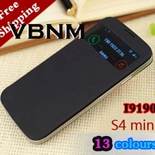 Смарт-чехол с функцией сна, кожаный флип-чехол для Samsung Galaxy S4 Mini I9190 I9192 I9195