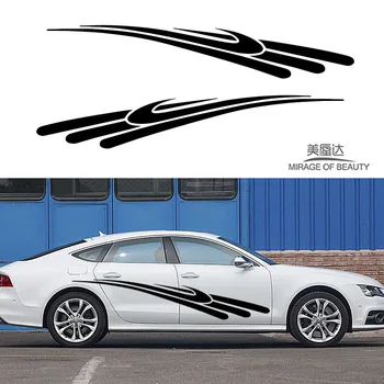 

2 X Space Rapidly Falling Meteor Trace to Draw Beautiful Streak Car Sticker Decal for SUV Camper Van Car Styling Vinyl Wall LXS