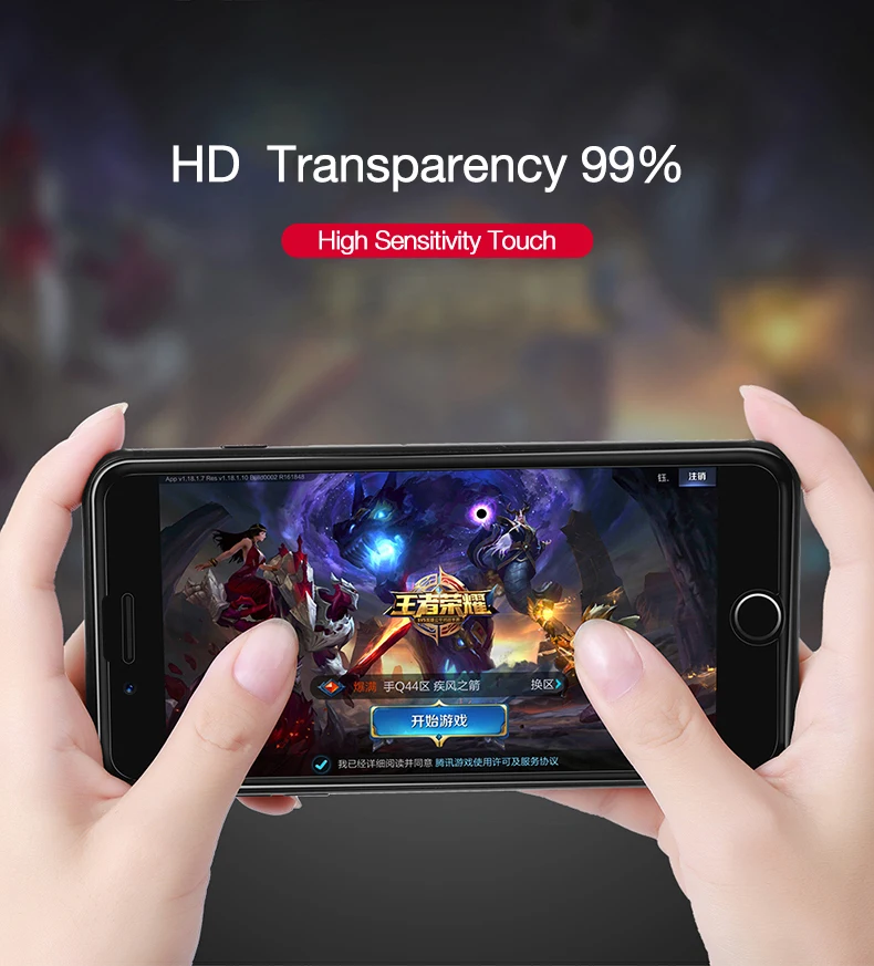 8. Full Cover Tempered Glass For iPhone 8 7 Plus