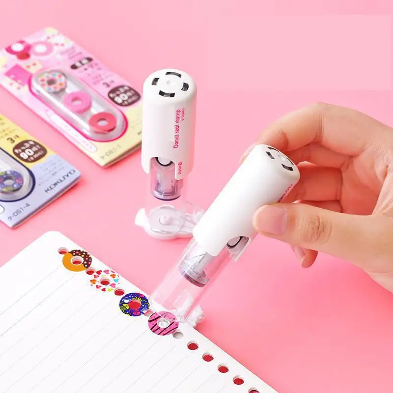 

Diy Hole Punch Loose-leaf Punching Repair Reinforcing Protection Sticker Cute Decorative Sticker Creative Sealing Label Sticker