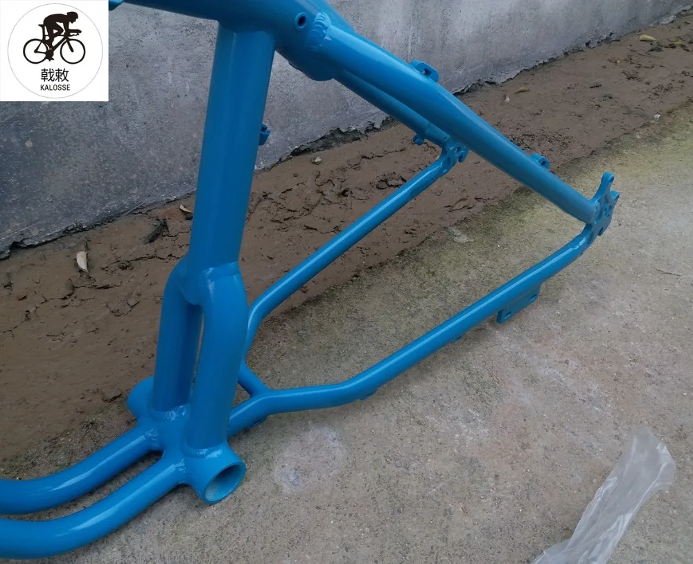 Clearance Kalosse aluminum alloy  120mm BB size Electric  bike  frame  26*17inch fat bicycle frame ,26*4.8 beach bike frame 28
