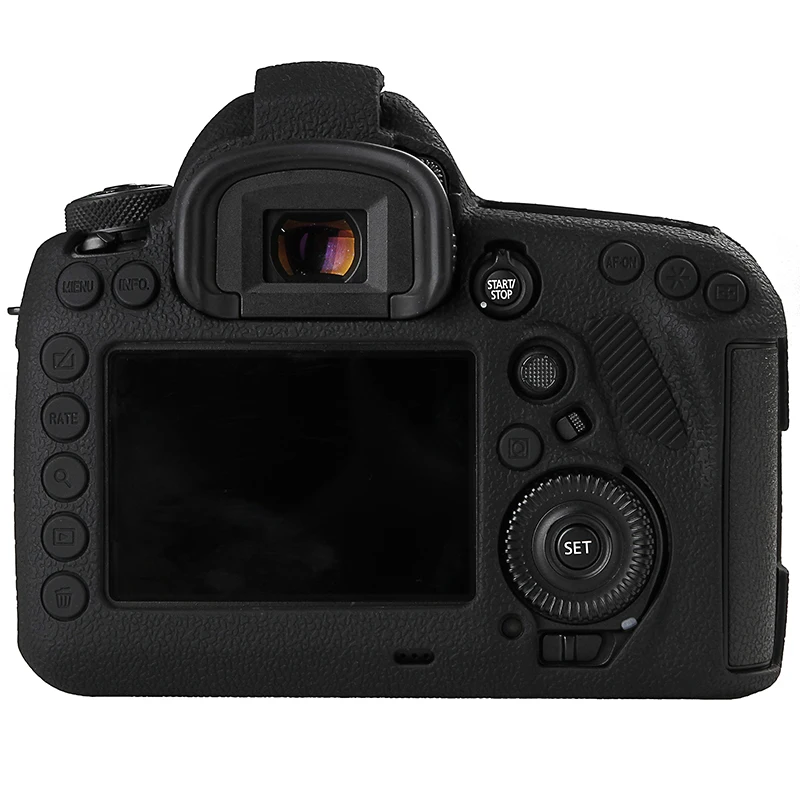 Soft Silicone Rubber Camera Protective Body Case Skin For Canon 5D4 5D Mark IV DSLR Camera Bag protector cover Drone Bags