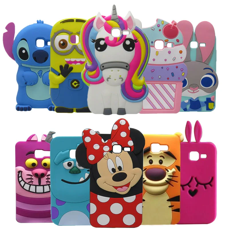 

Soft Silicone 3D Cartoon Cases For Samsung Galaxy J1 Mini J105 J105H J1 Mini 2016 SM-J105H SM-J105 J1J1Nxt Duos Phone Back Cover