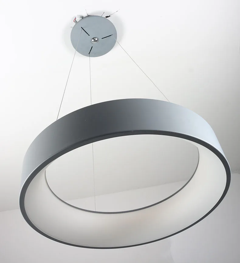  Modern Round Led Pendant Light Ring Circle Pendant Lamp Ceiling Hanging Lighting Fixture For Kitche - 32887499288