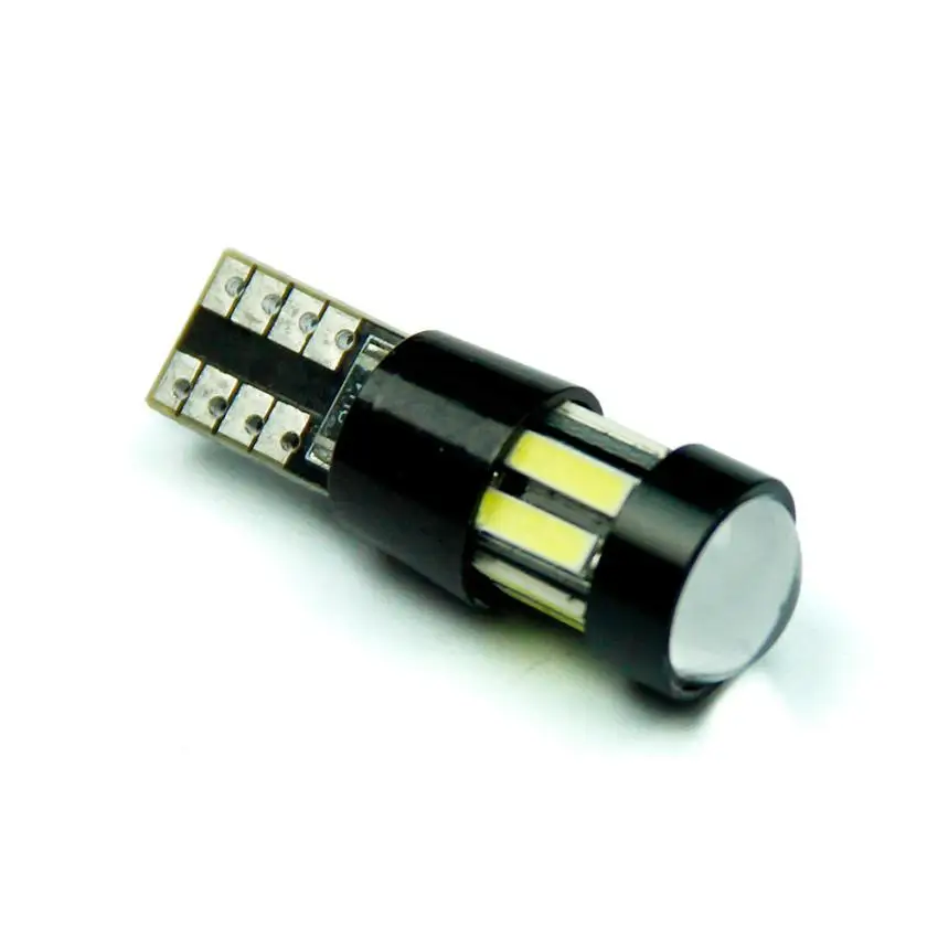 Франшиза супер яркий 2 шт T10 7020 10 SMD белый светодиод W5W автомобильная лампа LED стоп