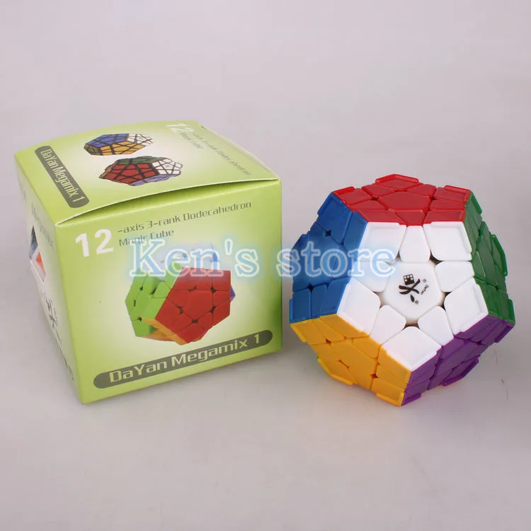 Фирменная Новинка Даян Megaminx Додекаэдр Stickerless головоломки Cube с угловой хребтов Скорость Логические кубики Игрушечные лошадки для малыша детский