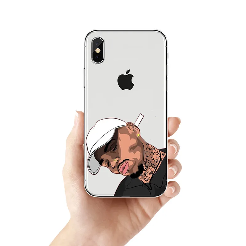 cute iphone 8 cases Chris Brown Kiss Kiss With You Soft TPU Silicone Case For Iphone Xr Xs Max X 10 8 Plus 7 6S 6 Plus SE 5S 5 7Plus 8Plus Cover iphone 8 plus phone case