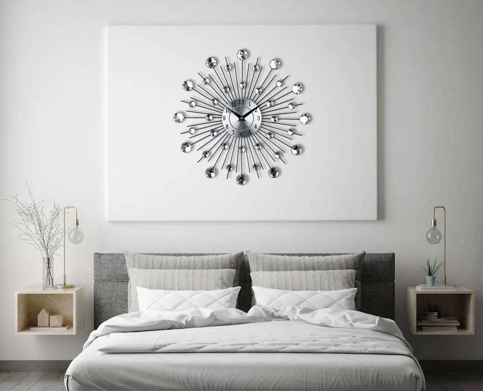 2Metal wall clock