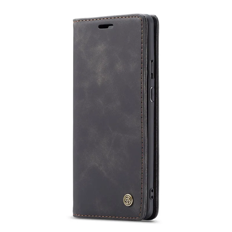 Magnetic Leather Flip Wallet Case For OnePlus 7 Pro Case For One Plus 7 Pro Card Holder Full Cover For Xiaomi Mi 9 9T K20 Fundas - Цвет: Черный