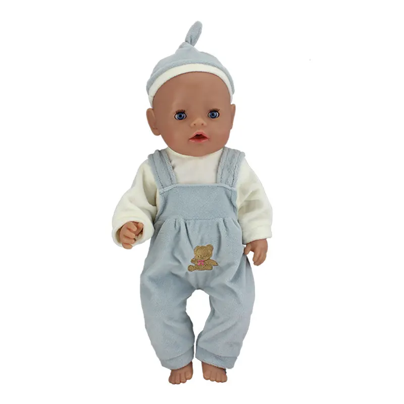 Новая кукла прыжок костюмы подходит для 43 см Zapf Baby Doll 17 дюймов Reborn Baby Doll Одежда