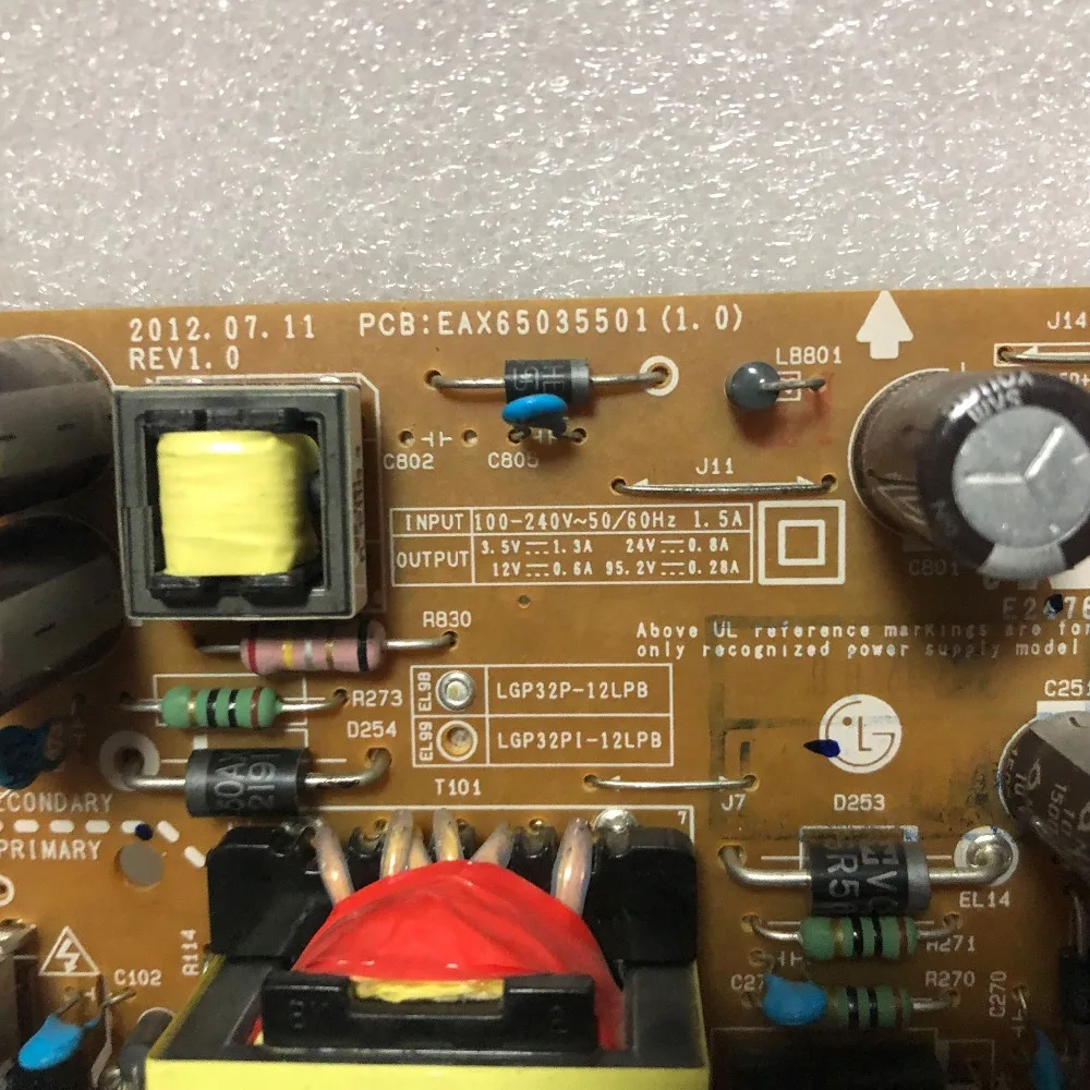 Original Peças Lote Goog Pcb:eax65035501 1.0 Lgp32p12lpb - Imagem 3