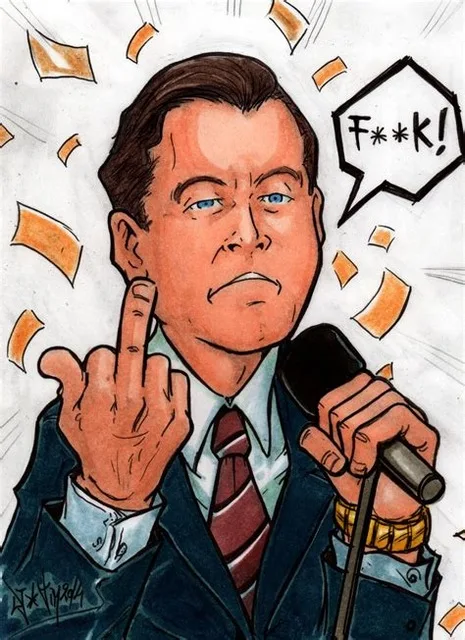 Картина по номерам волк с уолл стрит