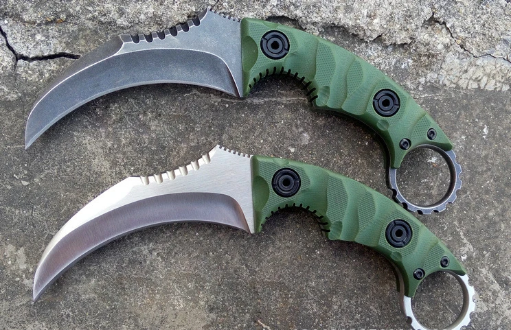 Sharpest D2 Steel Claw Knife Survival Hunting Knives Outdoors Camping