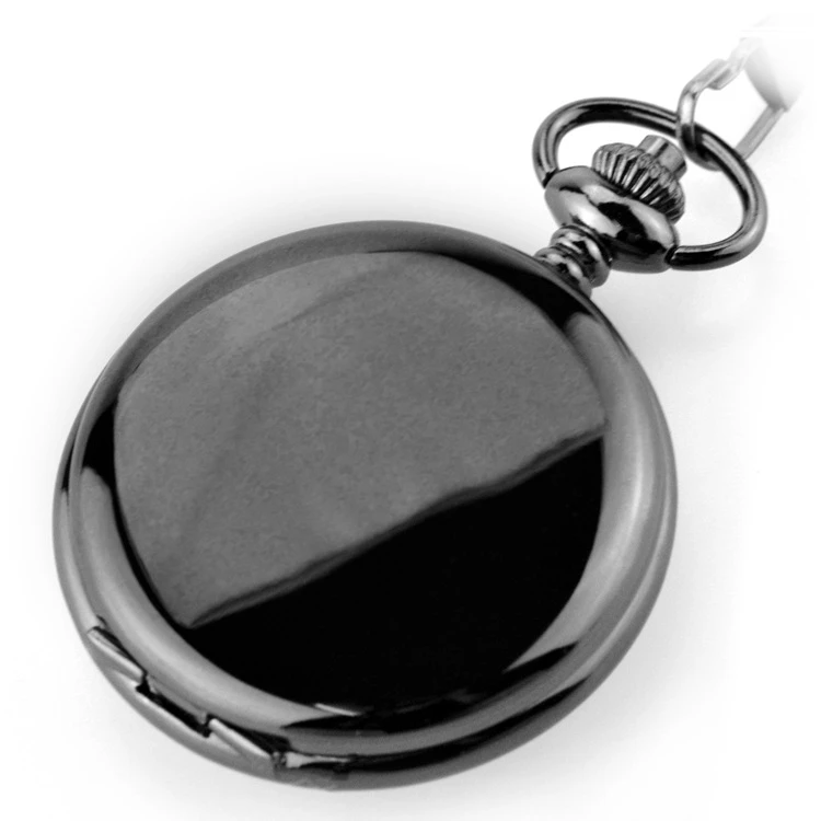 

New Smooth Mechanical Pocket Watch Men Women Stylish Retro FOB Hand Wind Single Hunter Christmas Gift