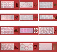 Neue ankunft schokolade silikonform/kuchen topper kuchen wrapper dekoration (mehr als 100 design option)-freies verschiffen