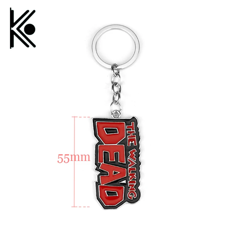 

Free shipping - The walking dead Keychain zinc alloy Key Rings For Gift Chaveiro Key chain Jewelry For cars