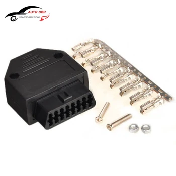 

OBD2 OBD II OBD 2 16 Pin Connector Female Diagnostic Tool OBD Connector Plug+Shell+Terminal+Screw Diagnostic-tool For daewoo