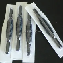 100 шт 16 мм 5/" F Размер одноразовый силиконовый татуировки трубки сцепление с наконечником одноразовые держатели с иглами для татуировки