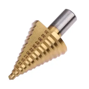 

5-35mm High Step Drill Bit Taper Meter Taper Set Taper Cutter Titanium Coated Metal Hex Core Drill Bits Support Dropshipping