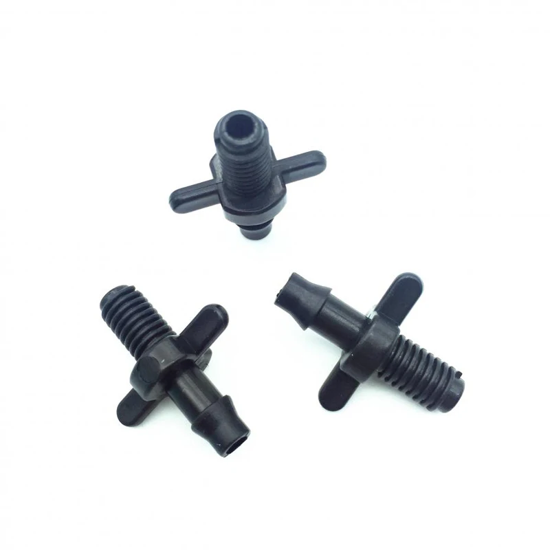 

50 Pcs Dripper Tee Water Diverter Drip Irrigation 3 Way Connector Drip Arrow Adapter 4/7 Barbed Connector Hose