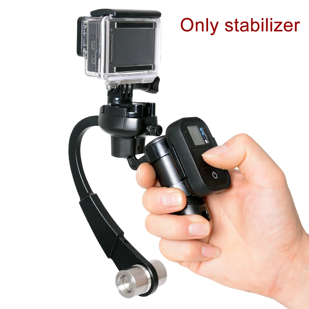 Портативный мини-Стабилизатор Steadicam Quick Release уменьшает вибрацию Стабилизатор камеры Противоскользящий ручной карданный держатель Поддержка для Go Pro