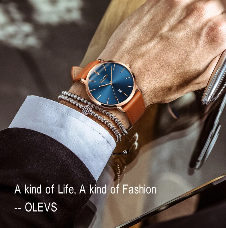 Мужские часы от известного люксового бренда, наручные мужские часы, кожаные спортивные водонепроницаемые кварцевые наручные часы с автоматической датой, мужские часы