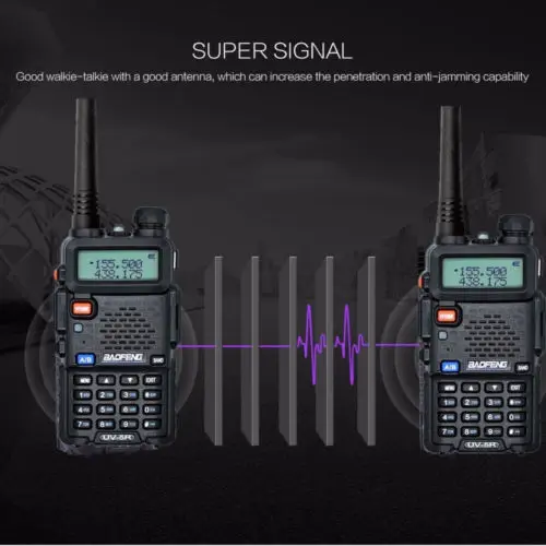 Baofeng UV-5R 136-174/400-520 МГц портативная рация 5 Вт VHF UHF Двухдиапазонный портативный радиоприемопередатчик