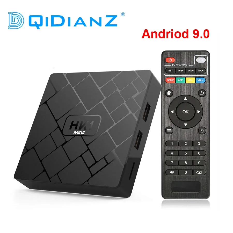 DQiDianZ Android 9,0 Смарт ТВ приставка RK3229 2G DDR3 16G EMMC rom телеприставка 4K 3D H.265 Wifi медиаплеер ТВ приемник HK1MINI