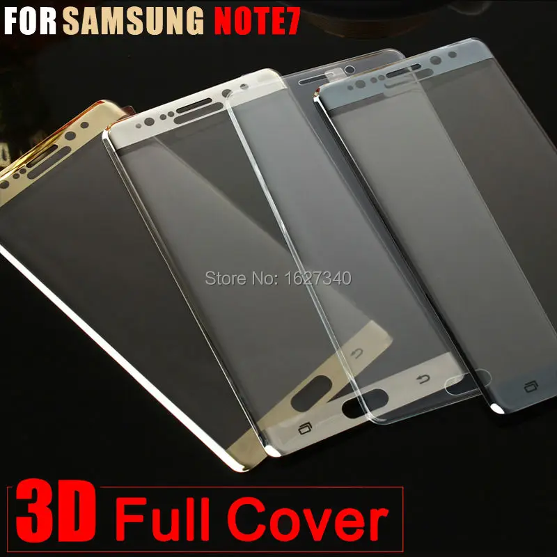 

YKSPACE 0.3mm HD 3D Curved edge Full Cover Screen Protector Film Tempered Glass For Samsung Galaxy Note 7 FE Fan Edition Note7