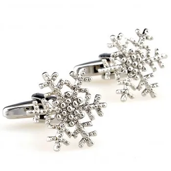 

TZG01917 Snowflake Cufflink 15 Pairs Free Shipping
