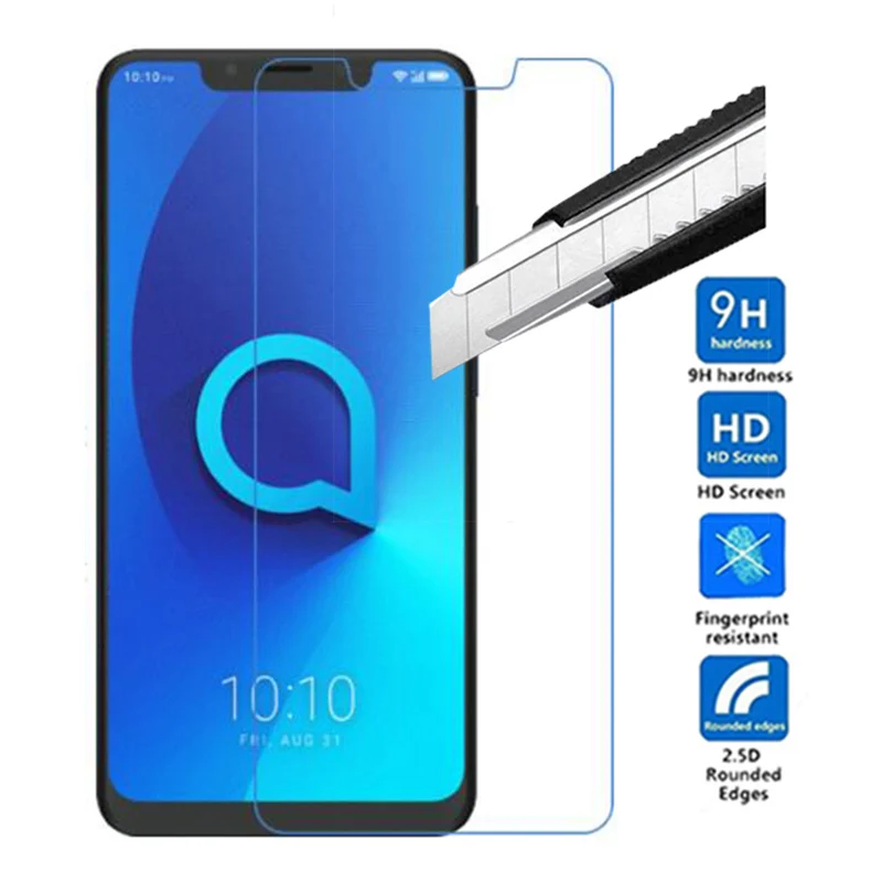 

9H Tempered Glass For Alcatel 5 V 9H 2.5D Premium Screen Protector Film For Alcatel 5V 6.2" Phone Glass film