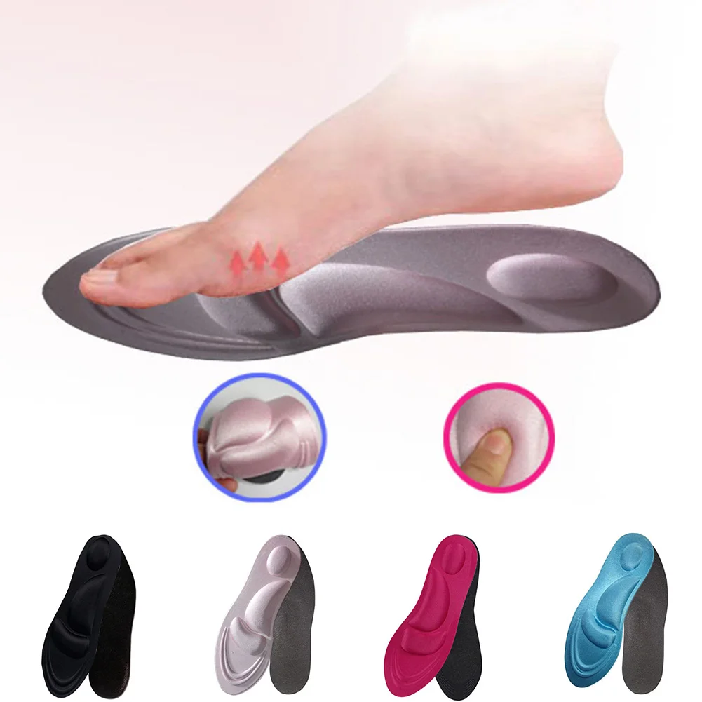 4D الإسفنج لينة نعل حذاء كعب عالٍ سادة الألم الإغاثة إدراج حشوة وسادة متعددة الألوان المتاحة