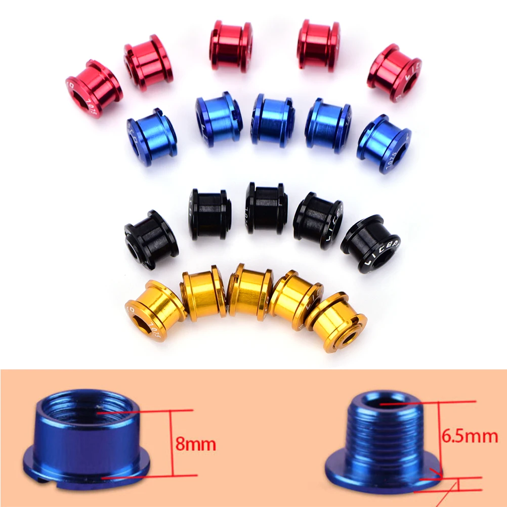

5PCS CNC 7075 Road MTB Bicycle Disc Screw for Crankset Bicycle Parts Chainring Bolt Bicycle Chainwheel Screws