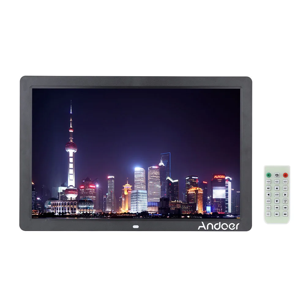17" LED Digital Photo Frame 1440*900 Scroll Caption 1080P