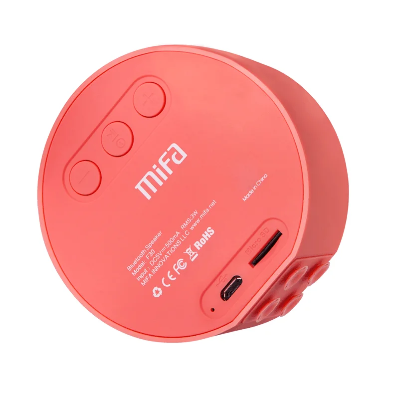 Mifa F30 Беспроводной Bluetooth Динамик с микрофоном Портативный мини Super Bass сабвуфер музыке стерео Динамик Поддержка TF карты