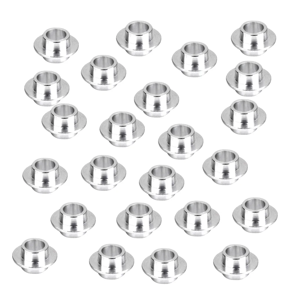 24 Pieces 8mm Inline Skates Wheel Bearings Spacers  Bushings Roller Skates Accessories for Ice Skating Roller Skating 