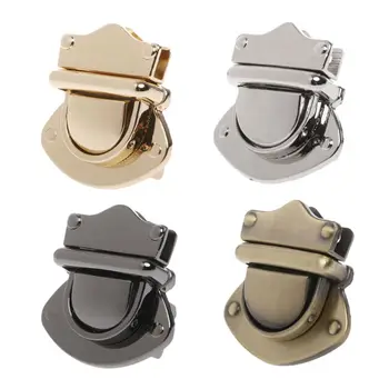 

4Colors Metal Clasp Turn Lock Twist Locks for DIY Handbag Shoulder Bag Purse Hardware Accessories