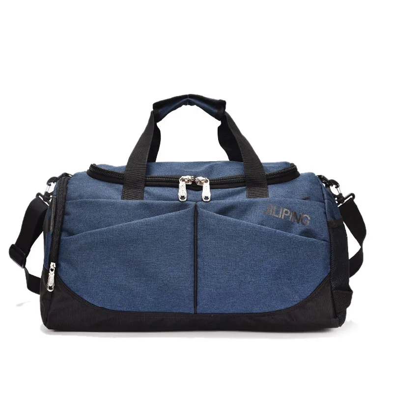 Нейлоновая дорожная Большая вместительная Мужская Сетчатая Сумка для багажа, дорожная сумка для путешествий, сумки на выходные, женские многофункциональные мужские сумки на плечо XA123ZC - Цвет: Dark blue