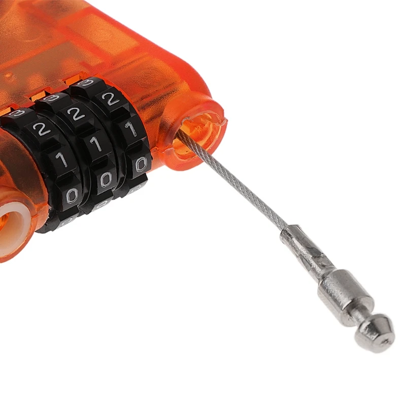 Retractable Bike Code Locks Combination Cable Luggage Security Password